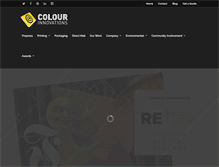 Tablet Screenshot of colourinnovations.com